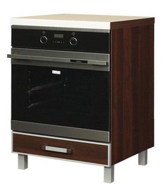 Virtuves skapītis Bodzio Ola Oven 60 Nut, 600x590x860 mm