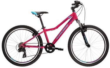 Велосипед Kross Lea JR 1.0, синий/розовый/фиолетовый, 24″