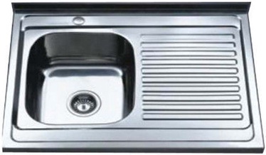 Valamu Tredi DM-8060 Stainless Steel Right 800x600mm