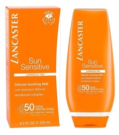 Apsauginis kūno pienelis nuo saulės Lancaster Sensitive Delicate Softening SPF50, 125 ml