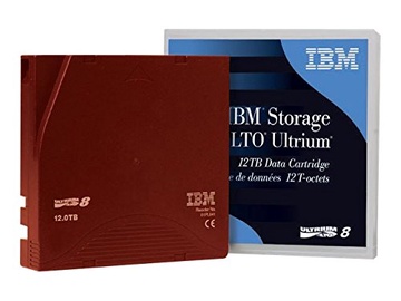 Лента архивирования данных IBM LTO8 medium 30 TB, 30 TB