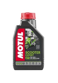 Машинное масло Motul Motul Scooter Expert 2T, полусинтетическое, для мототехники, 1 л