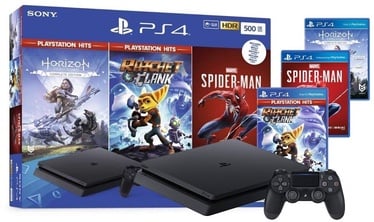 Žaidimų konsolė Sony PlayStation 4 Slim, Wi-Fi, 500 GB