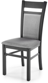 Ēdamistabas krēsls Gerard 2, melna/pelēka, 44 cm x 41 cm x 97 cm