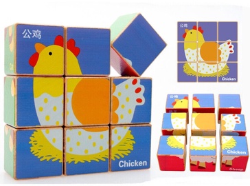 Klucīši Wooden Block Puzzle