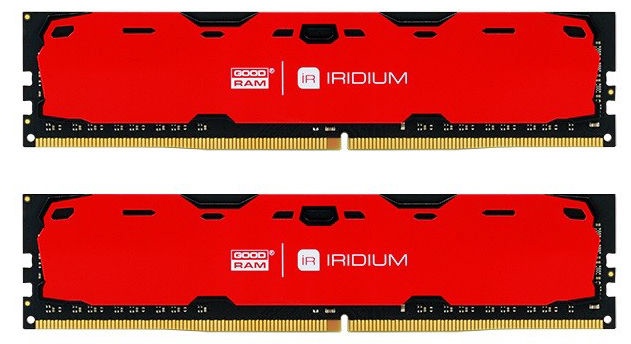 Оперативная память (RAM) Goodram IRIDIUM Red, DDR4, 8 GB, 2400 MHz