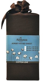 Palags Ardenza Jersey Сhocolate, 90x200 cm, ar gumiju