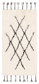 Ковер FanniK Artemis White/Black, белый/черный, 70 см x 140 см