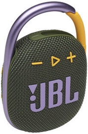 Беспроводная колонка JBL CLIP4, зеленый, 5 Вт