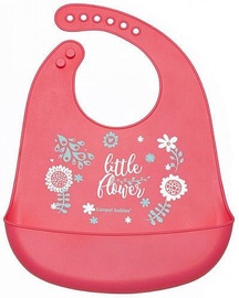 Canpol Babies Silicone Bib With Pocket Wild Nature Pink 74/023