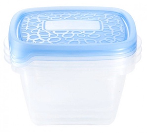 Curver Take Away Food Dish Set 3pcs Blue