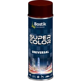 Aerosola krāsa Bostik Super Color Universal, preču zīmes, brūna, 0.4 l