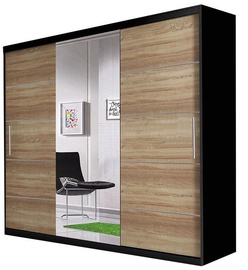 Idzczak Meble Wardrobe Astra Black/Sonoma Oak