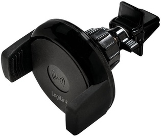 Logilink Wireless Car Charger With Smartphone Mount 5W Black