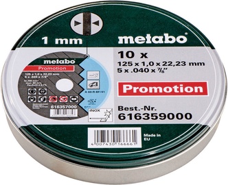 Metabo "SP" 125x1x22.23mm Cutting Disc 10pcs