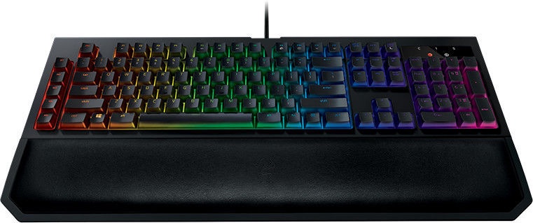 keyboard with mouse pad attached