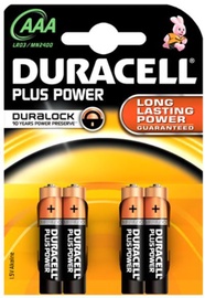 Duracell LR03 Alkaline Plus Power Battery AAA x 4