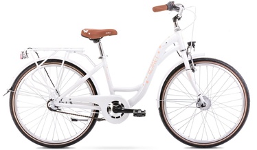 Детский велосипед Romet Panda 1 13'' 24'' Pink/White 21
