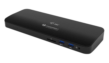 i-Tec Thunderbolt 3 Dual 4K Docking Station + USB-C to DisplayPort Adapter + Power Adapter 180W