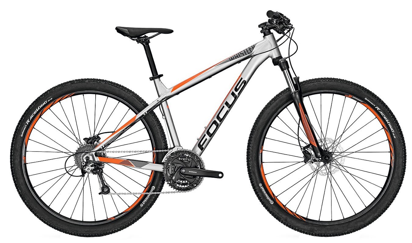 Dviratis kalnų Focus Whistler Evo 29 21 52 07 cm rėmas sidabro