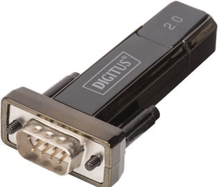 Adapteris Digitus DA-70167 USB To Serial RS232, melna
