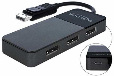 Videosignaali jagaja Delock 1 to 3x DisplayPort