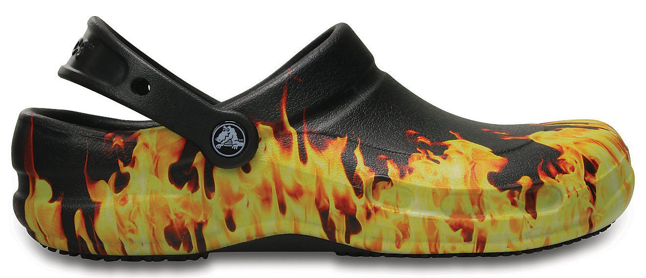 bistro graphic crocs