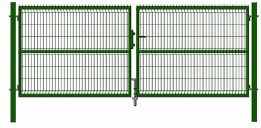 Autovärav Garden Center RAL 6005, 4000x1530 mm