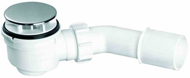 Клапан для ванной Besco Click Clack Drain With Top Cleaning, белый/хромовый