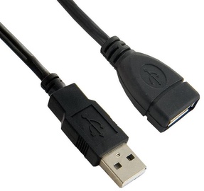 4World Cable USB / USB Black 1.8m