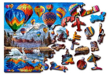 3D puzle Wooden City Peaceful Travelling L, 300 gab.