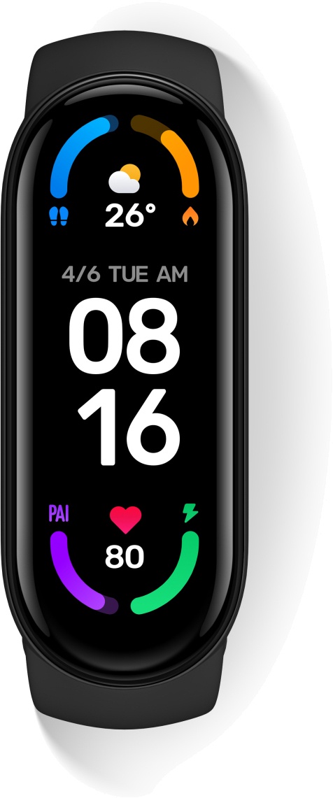 Viedās aproce Xiaomi Mi Smart Band 6, melna