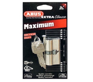 Spynos cilindras Abus C 30759, 80 mm, nikeliuota