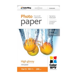 Fotopaber ColorWay Photo Paper A6 200 High Glossy 100 Pages