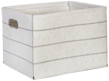 Home4you Basket Max Felt 3 38x28xH24cm White