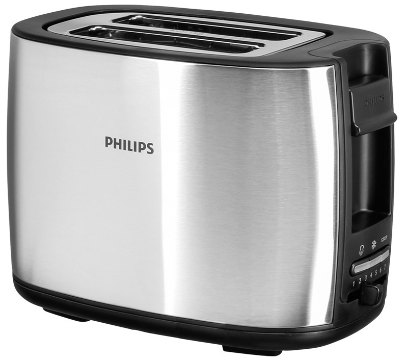 Тостер Philips HD2628/20, серебристый/серый/нержавеющей стали