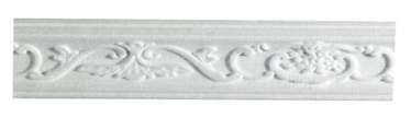 Lubų apdailos juostelės B-6, balta, 200 x 5.3 cm