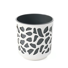 Вазон SN Duet Indoor Plant Pot 25.5x27cm White Grey