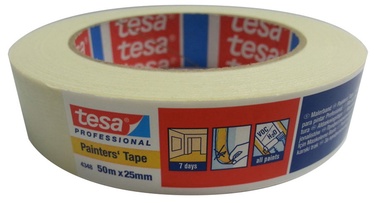LENTE KRĀSOTĀJU 50M/25MM (TESA)