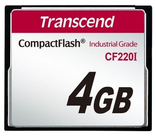 Mälukaart Transcend 4GB Industrial Temp CF220I CF Card