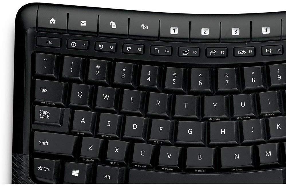 microsoft wireless comfort keyboard 5050 model 1728