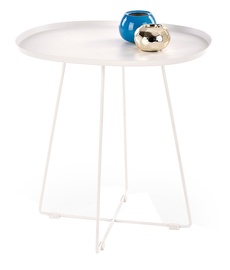 Kohvilaud Halmar Tina White, 500x420x510 mm