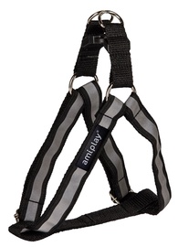Bikšturis Amiplay NXO6 Reflective Harness 40-75cm Black