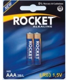Rocket LR03-2BB AAA Batteries 2x