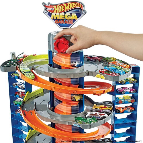 Autotrase Mattel Hot Wheels City Mega Garage GTT95