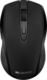 Kompiuterio pelė Canyon CNS-CMSW08 Black, bevielė, optinė