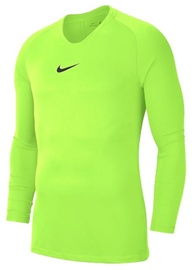 Футболка с длинными рукавами, мужские Nike Dry Park First Layer, зеленый, S