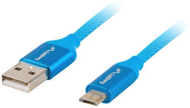 Lanberg USB To Micro - USB Blue 3m