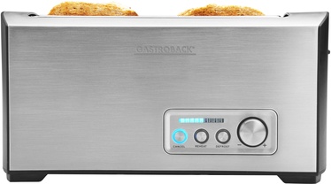 Тостер Gastroback Design Pro 4S 42398, синий/нержавеющей стали