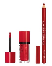 BOURJOIS Paris Rouge Edition Velvet 7.7ml 1 + Contour Lip Liner 1.14g 7